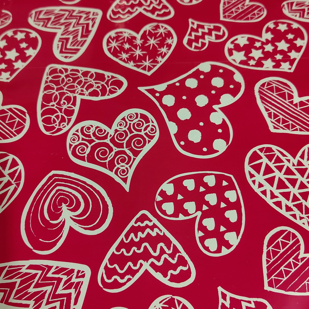 20 Pcs Valentine Hearts Poly Mailers 11"x10" No Padding